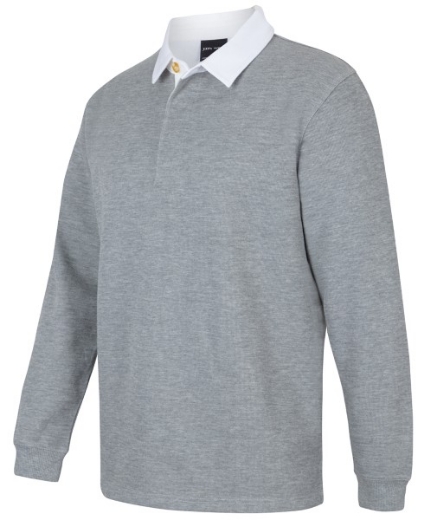 Picture of JB's Adults 2 Tone Rugby Shirt Long Sleeve